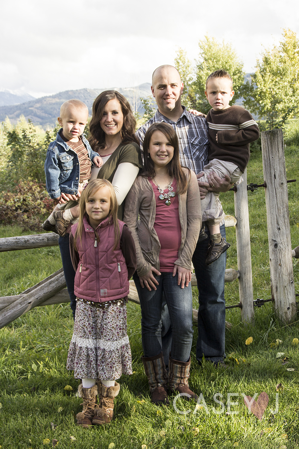 Casey J Photography, Family Portraits, Children, Idaho