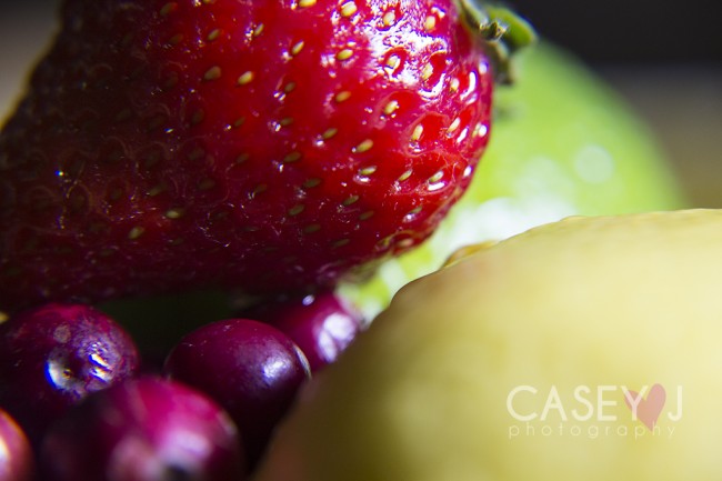 Casey J Photography, macro photography, still life macro, Fresh fruit photography, macro fruit