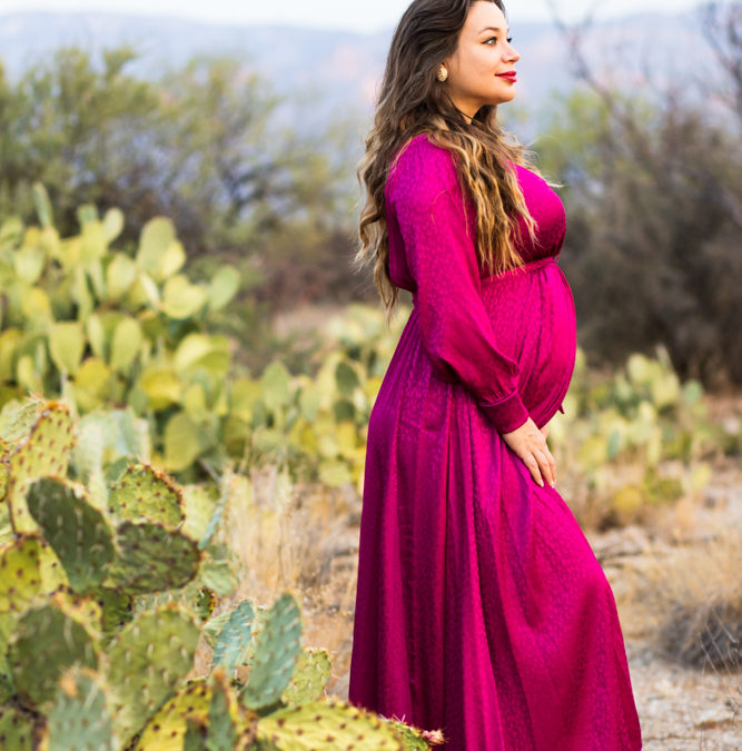 Tucson Maternity Photos // Daiana & Christopher